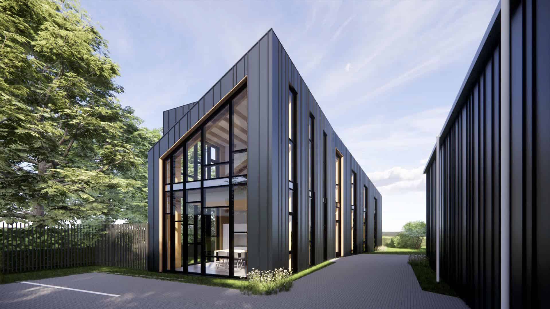 Nieuwbouw kantoor Vesting Bouw – Wervershoof